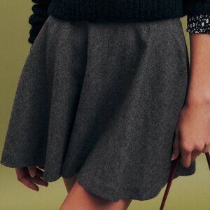 Reformation Dakota Skirt Grey - Size 12